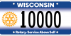 Wisconsin drivers can now show Rotary International support with a new specialty plate