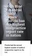 Florida had the second highest number of medical malpractice reports in the U.S.