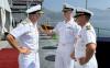 Naval aviators cross paths once again in USS Mount Whitney command turnover