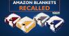 Blankets, throws sold on Amazon recalled due to fire, burn hazards