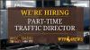 Immediate opening for a Part-Time Traffic Director for WyoRadio/Wyo4News