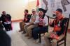 Peru: Residents of earthquake-hit Chupaca welcome President Fujimori
