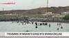 Thousands of migrants surge into Spanish enclave