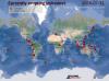 Volcanic activity worldwide 31 Jul 2026: Etna volcano, Stromboli, Santiaguito, Fuego, Krakatau, Mera...