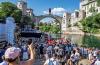 Iffland and Gimeno Take the Lead Ahead of Spectacular Red Bull Cliff Diving Final in Mostar