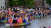 Hundreds of thousands line Amsterdam canals for Pride