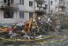 Russian strikes on Kyiv kill 9; Ukraine sinks Russian container ship