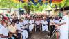 Salt producers, workmen and fishers stage protest opposing land acquisition for shipbuilding yard
