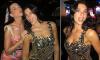 Dua Lipa dazzles in a silver sequin dress as she parties with headliner Katy Perry at festival she organises with her father Dukagjin in Kosovo