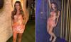 Dani Dyer shows off her toned abs in a daring cutout minidress as she enjoys a wild night out in the South of France for a friend's hen do