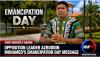 Leader of the Opposition Hon. Azruddin Mohamed’s Official Emancipation Day 2026 Message