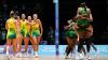 Diamonds console shattered teammate Sophie Dwyer after shock defeat to Jamaica