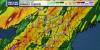 Showers with heavy downpours expected late Sunday through Monday. Isolated flash flooding is possible.