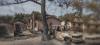 France blaze-hit region calms