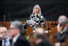 Elizabeth May says Greens can win byelection by campaigning on PM’s climate record