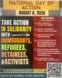 Saturday 8/8: Join Nat Day Of Action In Solidarity With Immigrants, Migrants & Activists: Gen Strike Now