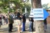 Political parties out on the campaign trail on voter registration weekend