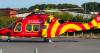 Air ambulance lands near retail park after crash