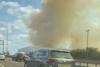 Huge fire by railway tracks halts trains to UK’s busiest station as motorists engulfed in thick smoke on major motorway