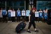 Flight attendants at Canada’s second-biggest airline go on strike