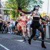 Handbag tosses and high-heeled sprints: Amsterdam celebrates Drag Olympics