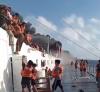 At least 5 dead, 41 missing after ferry catches fire off Indonesia