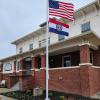 Historical society flagpole dedication ceremony and open house