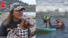 ​From cancer survivors to surfing stars: California woman and her dog beat cancer before competing together at the World Dog Surfing Championships