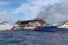 Blaze engulfs Indonesian passenger ferry off Java