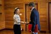 World AFP Detained Suu Kyi meets Red Cross official in Myanmar: president office