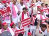 India News | 'Chanda Chor Gaddi Chhodh' Slogans Echo Outside UP Assembly as SP Protests over Ram Mandir Donation Row