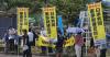 Japanese rally against joint military exercises with US