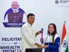 Sports News | Union Sports Minister Mansukh Mandaviya Felicitates CWG 2026 Weightlifting Medallists