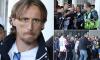 Chaotic moment international football icon Luka Modric, 40, is mobbed by fans after landing in Australia to a hero's welcome