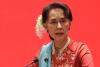 Myanmar’s Aung San Suu Kyi Holds Rare Red Cross Meeting as Health Concerns Persist