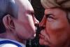 Trump and Putin ‘share a snog’ on Amsterdam Pride Canal Parade float as Dutch PM Rob Jetten joins celebrations