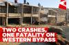 One dead, two injured after two trucks crash minutes apart on Western Bypass