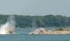 Romanian army blasts Danube rock to help nuclear power plant