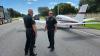 Airplane makes emergency landing on Interstate 10