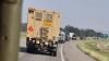 Military convoy follows Lewis and Clark route