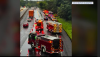 Tree falls onto coach bus, blocks all lanes of I-95 in Westport