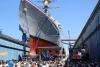 U.S. Navy christens new guided missile destroyer at Maine shipyard