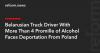 Belarusian Truck Driver With More Than 4 Promille of Alcohol Faces Deportation From Poland