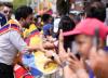 Thousands watch and participate in the annual Ecuador Day parade in New York City
