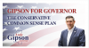 Gipson for Governor Campaign Releases Conservative Common Sense Plan for Mississippi