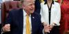 Trump halts Oval Office meeting to hawk major donor's product: 'I got to give him a plug'
