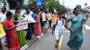 Teachers, principals protest over module issues