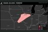 Illinois, Missouri and Iowa Hold the Nations Best Tornado Chance This Wednesday as SPC Marks Peoria and Davenport at Level 1 Risk