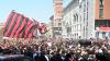 Footballing royalty flock to AC Milan and Italy legend Franco Baresi’s funeral as thousands of fans line streets