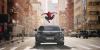 You can't escape ads for the new Spider-Man movie — even in your BMW